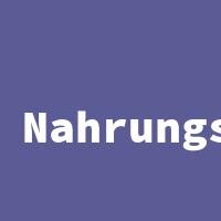 Nahrungsergänzungsmittel