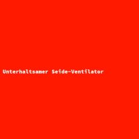 Unterhaltsamer Seide-Ventilator